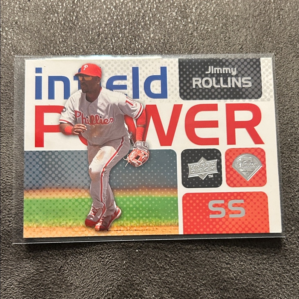 Philadelphia Phillies Jimmy Rollins Upper Deck Insert Card